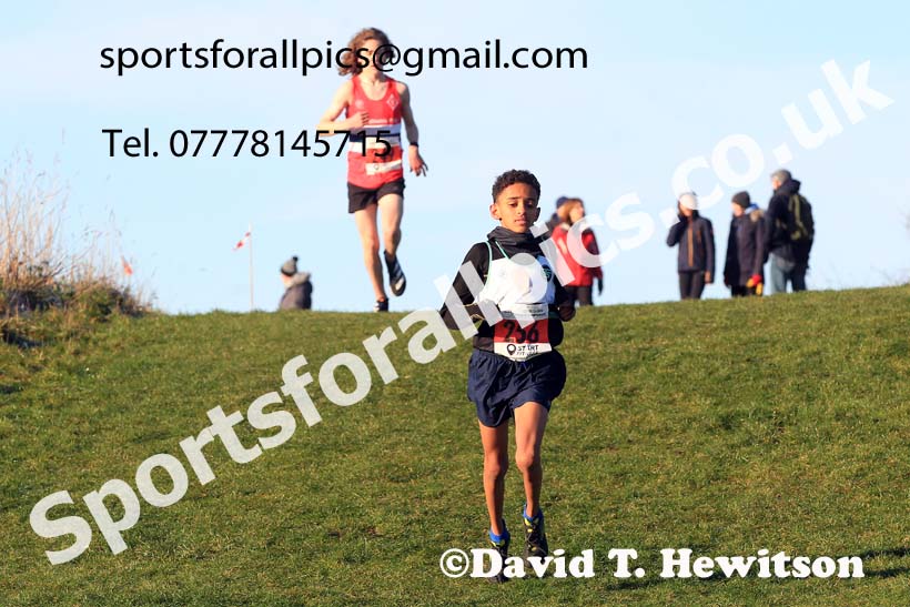 Boys under-15s, 2022 North Eastern Cross Country Champs., Temple Park, South Shields.  Photo: David T. Hewitson/Sports for All Pics